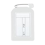共栄プラスチック ORIONS 名札カバー角型 10枚入 ホワイト C-6-10-W