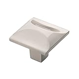 Hickoryハードウェアh076127-sn Crestノブ、1 – 1 / 4インチサテンニッケル仕上げ紋章ノブ、1 – 1 / 4インチ仕上げ