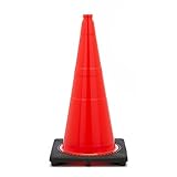 Comfitwear 28 "オレンジトラフィックSafety Cones withブラックベース 1 Cone FC-280 1