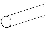 Boltmasterラウンドロッド1 / 4 " D x 48 " LホットRolled低炭素鋼レッド