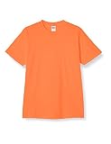 [プリントスター] 半袖 5.6オンス へヴィー ウェイト Tシャツ 00085-CVT コーラルオレンジ S (日本サイズS相当)