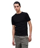 [Avirex] [アヴィレックス] Tシャツ半袖 (抗菌) (防臭 DAILY RIB CREWNECK TEE 6143502 メンズ Mサイズ 009 BLACK