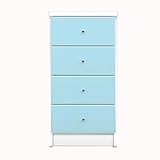 大川家具 nakakei チェスト ウィーク ブルー 40cm幅4段 093172