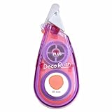 プラス デコレーションテープ デコラッシュ 太幅タイプ 幅10mm×長さ3m ゆるドット DC-080-2