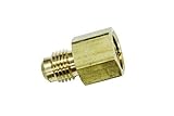 ノーブランド品　 メスホース継手 フレアコネクター　両口　1/4" OD x 1/4" Female NPT　５個入り