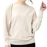 JQJ セーター レディース 冬 長袖 ニットセーター レディース トップス 無地 カシミヤセーター レディース カジュアル 大きい きれい