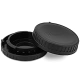 Nikon 1マウントミラーレスカメラ用マウントカメラボディキャップとリアレンズキャップカバーキット プラスチックレンズリアカバー カメラセンサーキャップ、J1 J2 J3 J4 J5 V1 V2 V3 S1 S2 AW1用