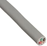富士電線工業 60V未満 マイクコード 編組シールド付ビニルコード MVVS 4心X0.75SQ 灰 10m