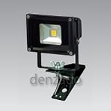 日動工業 LEDカラーエコナイター10 10W （屋外用LEDカラーライト） 発色色／赤 クリップ （LEN-10C-BK-R）