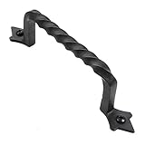 ブロンズValley – 9 "ツイストドアプルハンドル – Solid Cast Bronze