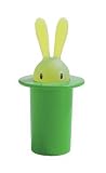 A di Alessi Magic Bunny Toothpick Holder, Green [並行輸入品]