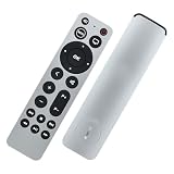Fourmor ユニバーサル交換用リモコン Apple TV Gen 1 2 3 4 - Apple TV 4K/HD A1427 A1469 A1378 A1218 A2843 A2737 A2169 A1842 など用 (音声なし、Siriなし、ブルーバックライト)