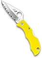 Spyderco(スパイダルコ) レディバグ3 ソルト H-1 イエロー 波刃 LYLS3