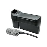 槌屋ヤック(Tsuchiya Yac) 車種専用品 トヨタ 40系 アルファード ヴェルファイア 専用 サイドBOXゴミ箱プラス 運転席用 ブラック 1.5L SY-AV8