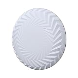 Brotevity 犬用おもちゃ フリスビー 投げるおもちゃ 犬用 おもちゃ 犬 フリスビー 浮遊水 スマートトレーニング ソフトフリスビー (white)