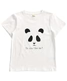 [Bee] ビー 半袖プリントTシャツ ガールズ ボーイズ 女の子 男の子 キッズ 綿 コットン プリント 春 夏 tbb02367 110cm パンダ×ホワイト