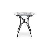 リクシル　TOEX　ポリーテテーブルA11（クリアガラス）　『ガーデンテーブル』 ブラック