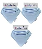Dribble Ons Bandana Bib - Baby Blue - ** ** (Gift Wrap Available) by DribbleOns