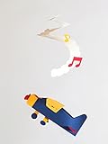 ソロルファクトリー クラフト紙 ペーパーモビールキット ヒコウキ 321931