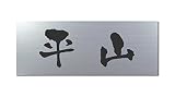 丸三タカギ 彫り込み済表札 アクリル APG2-S-1-3-平山 【完成品】