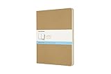 Moleskine Cahier Journal, XL, Dotted, Kraft Brown (7.5 x 9.75)