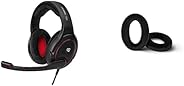 EPOS ゲーミングヘッドセット 有線 ノイズキャンセリング マイク付き GAME ONE ブラック + EPOS/Sennheiser 及びゼンハイザー イヤーパッド HZP 26