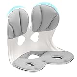 Tillmulya 整体師推薦 姿勢矯正椅子 姿勢サポートチェア 骨盤 腰痛改善 バランスチェア 人体工学設計 グレー