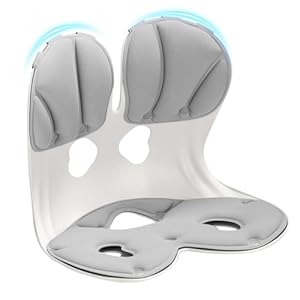 Tillmulya 整体師推薦 姿勢矯正椅子 姿勢サポートチェア 骨盤 腰痛改善 バランスチェア 人体工学設計 グレー