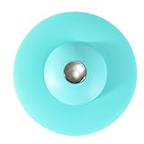 AMAA ワンタッチ 排水栓 止水栓 洗面台 流し台 浴室 排水口 ドレイン ストッパー カバー ヘアキャッチャー 水流 切り替え グリーン ブルー 白 ピンク (ブルー)
