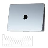 TALENANA for Macbook Pro 13インチケース A2338/A2289/A2251/A2159/A1989/A1708/A1706対応 2022-2016モデル M1/M2チップ 【日本語キーボードカバー付き】マット素材 指紋防止 軽量超薄Macbook Proカバー クリアケース 保護ケース（マットクリア，Macbook Pro，13 inch）