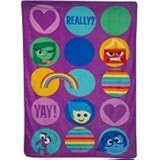 Pixar Insideout Plush Blanket (62 in X 90 In) [並行輸入品]