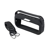 LICHIFIT Bose SoundLink Flex用シリコンケース カバー bluetoothスピーカー 保護カバー ショルダーストラップ付き 持ち運び便利 アクセサリー（ブラック）