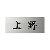 丸三タカギ 彫り込み済表札 ドライエッチング MPY-S-5-4-上野 彫り込み名字: 上野 【完成品】