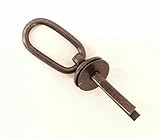 掛花金具 楕円銅上 銅製 陶芸用 壁掛け 花器 掛花 吊るす