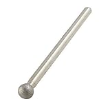 SODIAL(R)10個5ミリメートルボールノーズ3mmシャンクダイヤモンドマウントポイント研削ビット