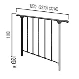 高級アルミフェンス ヴァレンソールII TYPE-11 高さ1,100mm以下 支柱埋め込み型