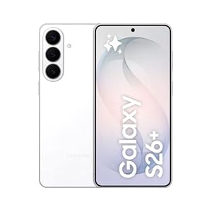 Samsung Galaxy S26+ 256GB|ホワイト|Galaxy AI対応|SIMフリースマホ 本体 端末|FeliCa対応|Samsung純正 国内正規品|6.7インチ|軽量約190g|IP68防水防塵|QHD+|バッテリー 4,900mAh|SM-S947QZWASJP