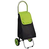 Rxbdk ショッピングトロリー折りたたみポータブルミニストレージバッグショッピングバッグ家庭用グリーン