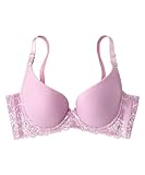 [ニッセン] ブラジャー 内緒でメイク！脇高柔らかシームレスブラジャー ラベンダー E80