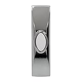 GE 19232 Direct Wire Door Chime Push Button, Brushed Nickel [並行輸入品]