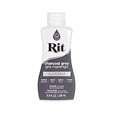 Craft County Rit 染料液 - 多色展開 - 240ml（8オンス） チャコールグレー