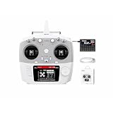 Radiolink T12D ELRS 12CH送信機＋R12F受信機 技適マーク付き 2.4GHz 多言語対応 50セットモデルストレージ 320*240 LCD液晶ディスプレイ 制御距離4000M ヘリコプター、固定翼航空機、グライダー、ラジコンカー、ボート、ロボット用 (モード1)