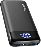 SAFUEL モバイルバッテリー 20000mAh (超大容量 急速充電 3台同時充電)22.5W PD3.0 QC4.0 5A LED
