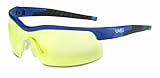 Uvex SX0102X VersaPro Safety Eyewear Amber Uvextreme Anti-Fog Lens, Blue and Black Medium Frame by U