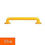 yxwfsバスルーム手すりbarrier-free Handrails for the elderly、ステンレススチールハンドル、バスルーム安全ノンスリップHandrails 53cm イエロー
