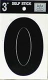 hy-ko 30425 3 "ブラックビニールself-stick文字O