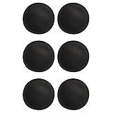 [yarui] Y avoluy パッド 胸 3組 フルパッド 丸型 ブラジャーパッドブラインサートカップコットンブラリムーバブルブラジャーパッドスポーツブラ水着 (ブラック)