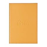 ロディア カバー付き メモ帳 No.12(8.5×12cm) エピュレ オレンジ(ブロックロディア No.11 オレンジ入り/80枚 5mm方眼)RHODIA cf118128