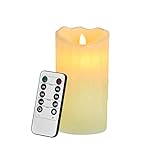 (イユ) Yiyu LEDキャンドルライト 明るいろうそく LEDキャンドルインテリア 電池式 間接照明 18CM