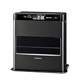 CORONA(コロナ) 石油ファンヒーター 【日本生産】 (木造10畳 / コンクリート13畳 まで) プレミアム消臭機能 ルーバースイング 省エネセンサー 入切タイマー リモコン付き グランブラック FH-WZ3624BY(KG)